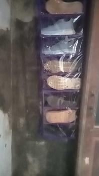 Product Review of Rak Sepatu Gantung Polos Alas Triplek 9 Susun Resleting from N**i y** 0
