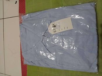 Product Review of SIVALI Minji Shirt | Basic Loose Office Shirt - Kemeja Wanita Kantor Atasan Baju Anti Kusut Panjang Tebal Polyester Silk Formal Oversize Formal Oversize Kerja Hitam Casual from K**! 0