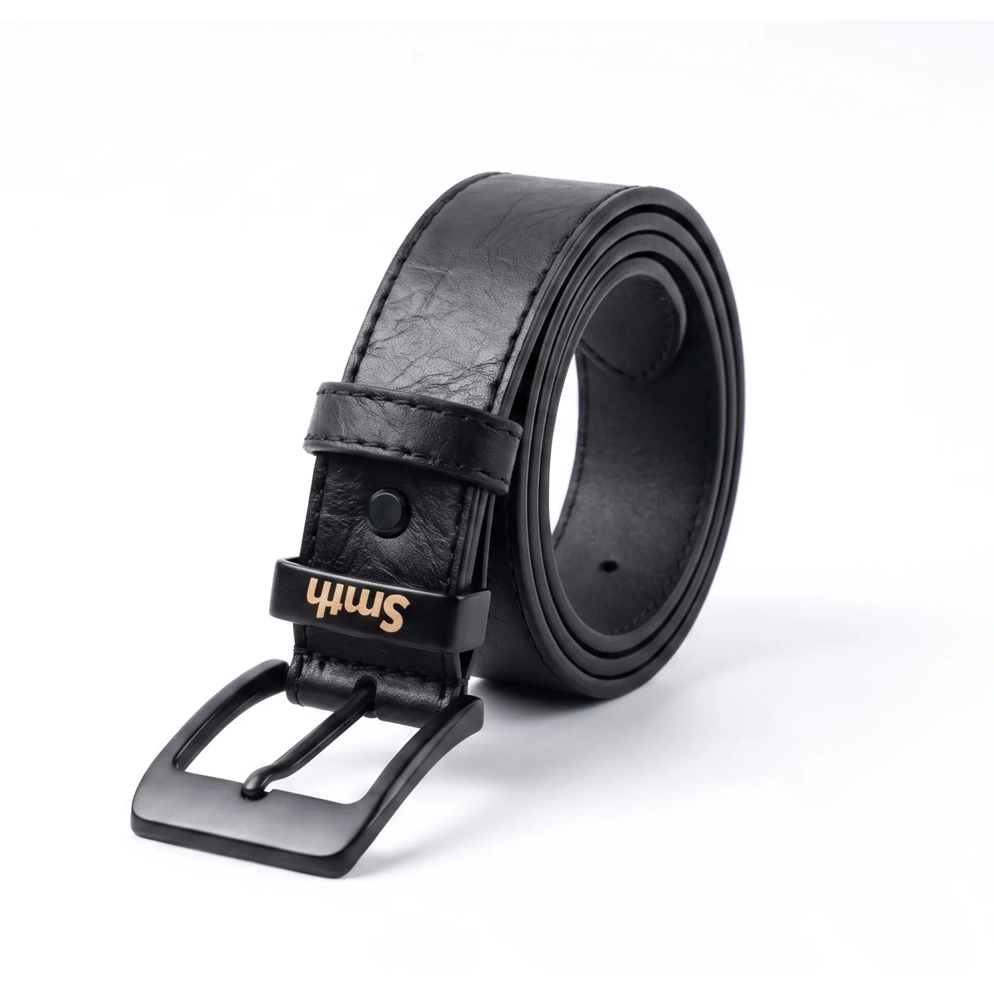 House of Smith Belt New Grain B Black #3 - Ikat Pinggang Pria