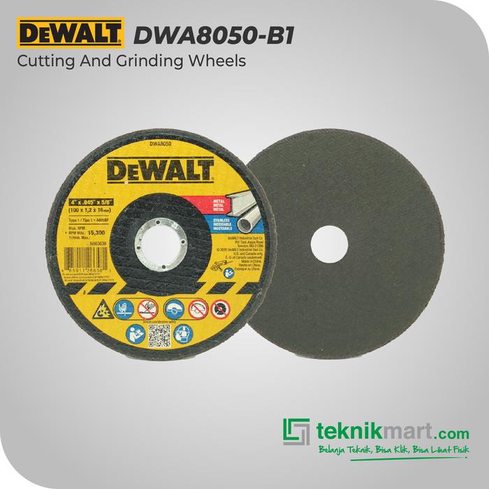 Gambar Dewalt Mata Cutting Wheel untuk Stainless Steel 105x1.6x16mm DWA8050 dari Teknikmart Kab. Bekasi Tokopedia
