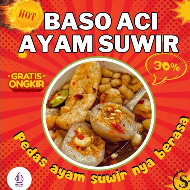 BASO ACI AYAM SUWIR MERCON Food Cuanki Makanan Instan 3