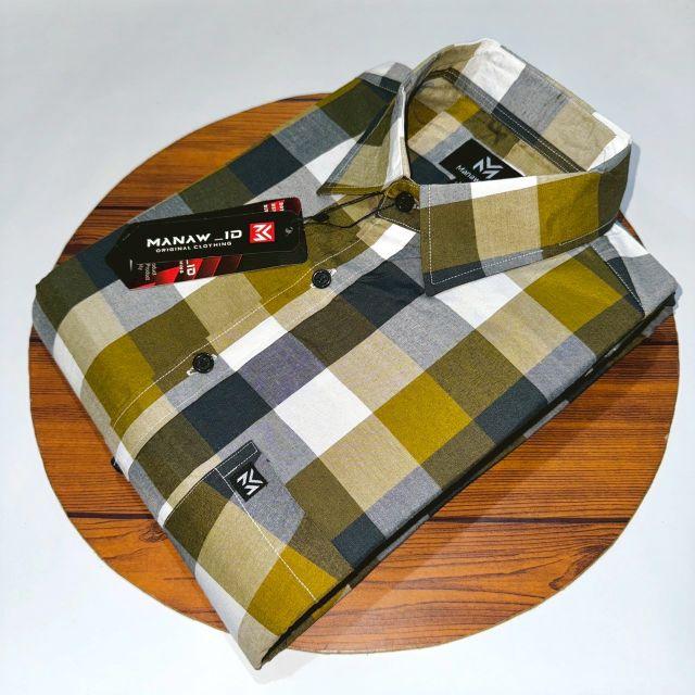 Product Introduction of Kemeja Pria Yandet Tangan Pendek Model Terbaru Cowok Motif Kerja Dewasa Katun Distro Surfing Casual Baju - Santai, Panjang, Merah, Jeans, Slim, Hitam, Nyaman, Lembut, Formal, Biru Kotak Hem 10