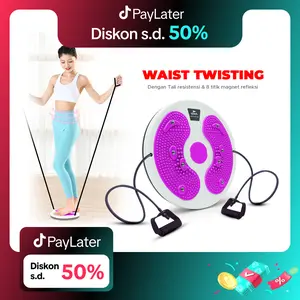 SPEEDS Magnetic Trimmer Jogging Body Plate Dilengkapi Dengan Tali Waist Twisting Alat Olahraga 041-9