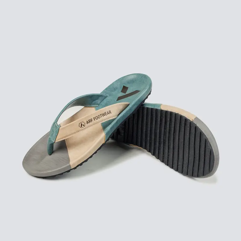 ARF Cappela Cream Tosca Sandal Jepit Kulit Casual Distro Kekinian Pria Wanita Sendal Kasual 7