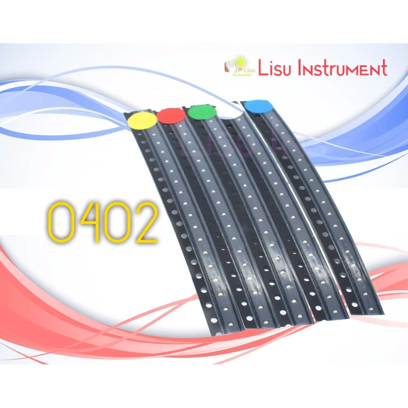 0402 1005 SMD LED SMT Ultra Bright 5 Pilihan Warna