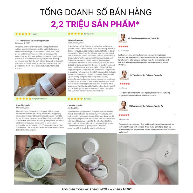 Phấn Phủ Kiềm Dầu 24H TFIT Chính Hãng, Che Lỗ Chân Lông, Che Phủ Mịn Lì Chuẩn Hàn Quốc 4