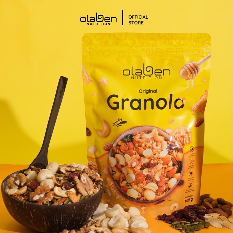 Granola Siêu Hạt Dinh Dưỡng Vị Truyền Thống - Ngũ Cốc Dinh Dưỡng OLABEN NUTRITION
