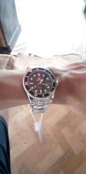 Product Review of CHAXIGO Men's Watch Luminous Waterproof Role Green Ghost Element Watch Business Fashion Quartz Men Watch Relo Stainless Steel Watch For Male KG130 from H**6 1