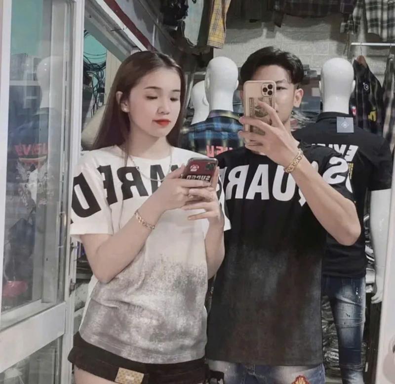 Áo phông Nam-Nữ in chữ loang ,chất vải mềm mại,thoáng mát hotrend Xuân-Hè 0