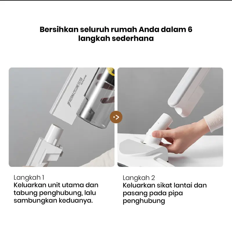 【COD】Deerma DX700/DX700S 2-In-1 Handheld Vacuum Cleaner home penyedot debu 5