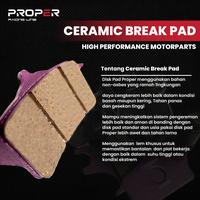 Gambar PROPER RACING LINE CERAMIK BREAK PAD HONDA BEAT FI (FR) VARIO 125 CBS (FR) SCOOPY (FR) KAMPAS REM dari Proper Racing Line Kota Administrasi Jakarta Utara 4 Tokopedia
