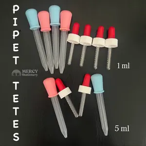 Pipet Tetes 1 ml Obat Vitamin Bayi Anak 5 ml Alat Minum Drops