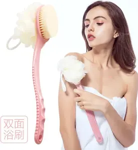 Sikat Punggung Shower Puff 2in1 / Sikat Pembersih Punggung Dengan Brush Mandi Pembersih Badan