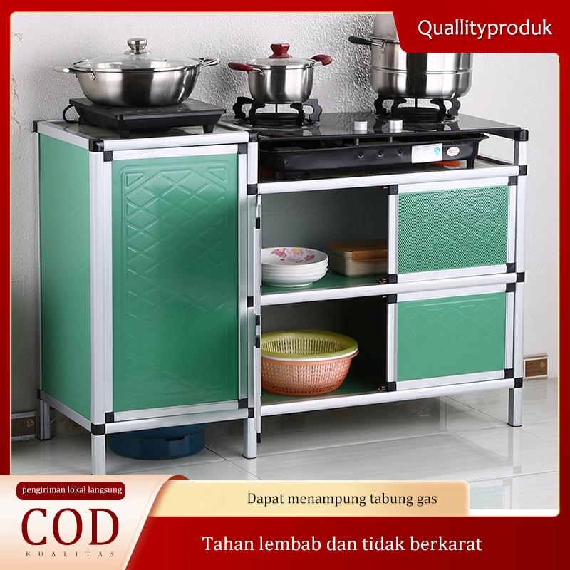 Product Introduction of Rak kompor dapur kabinet kompor gas stainless steel rumah tangga paduan aluminium rumah tangga satu kabinet sederhana 12