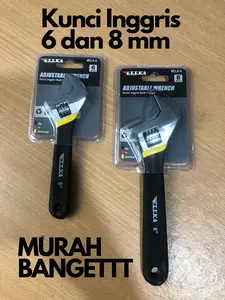 ELLKA KUNCI INGGRIS 6 DAN 8 INCHI TERMURAH / KUALITAS TERBAIK GERMANY PRODUK