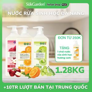 [CHÍNH HÃNG] Nước Rửa Sinh Học SukGarden Chiết Xuất Enzyme Thực Vật - Hỗ Trợ Rửa Chén Bát, Rau Củ Quả