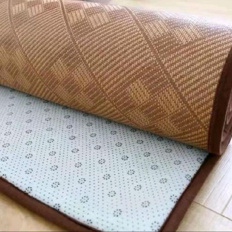 Size ngang 60cm dài 1m8 _Thảm trải ghế sofa .Thảm trải giường spa Nệm chiếu mây điều hòa dày 2cm chống trơn trượt thoáng mát phong cách .