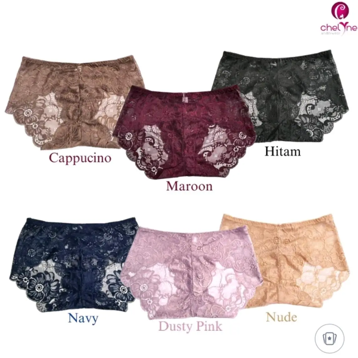 Celana dalam wanita brukat Dewasa