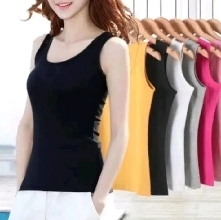 SINGLET TALI LEBAR PREMIUM - Singlet Pakaian Dalam Wanita Nyaman Dan Lembut Santai