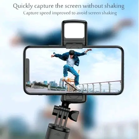 Tongsis Bluetooth R1s Wireless Remote 4 in 1 dengan Lampu Selfi 2