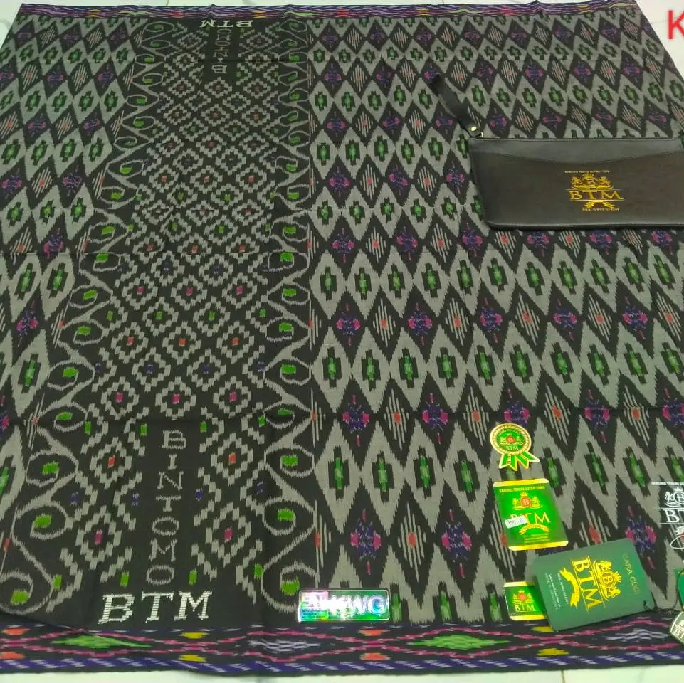 Sarung BTM Kawung full sutra 100%