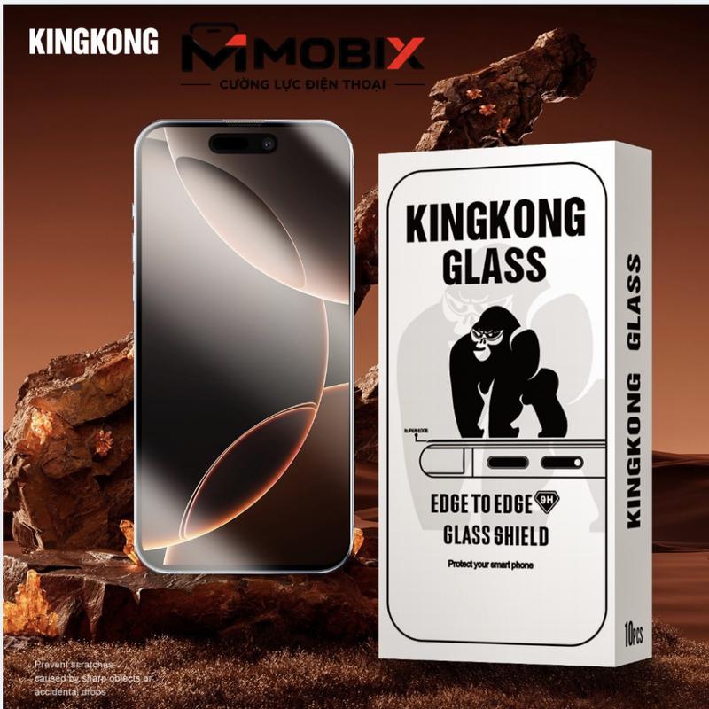 Kính Cường Lực iPhone Viền Cong 3D, Full màn 97%, Dành Cho iPhone X/ XS/ 11Pro Đến iPhone 17 Promax