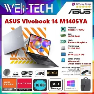 ASUS Vivobook 14 M1405YA Ryzen 7-7730U 16GB 512GB SSD 14"WUXGA IPS Win11 OHS