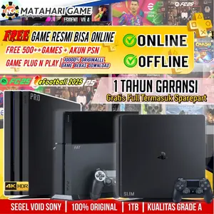 Playstation 4 Original | PS4 SONY 1TB FAT | SLIM | PRO Bonus 500++ Games GARANSI 1TAHUN