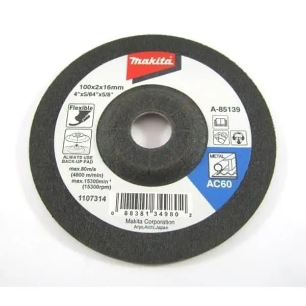 MAKITA BATU MATA GERINDA FLEXIBLE GRINDING WHEEL 4” INCH A 85139