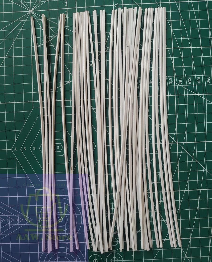 ( 10 Biji ) Lembaran Paralon PVC 2.5mm x 25cm Bukan Foam Board Bahan Miniatur