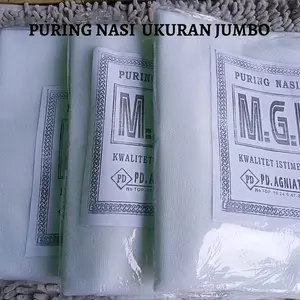 1 Kodi Puring Nasi Penanak Nasi Lebar Dan Tebal Kitchenware Isi 20 Pcs Putih