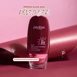 Daviena Skincare Sunscreen spf 50PA++ merah