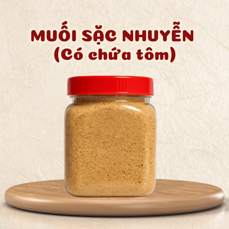  Muối Sặc Nhuyễn Tôm Tây Ninh Chấm Trái Cây Trộn Bánh Tráng - Ăn Vặt Cùng Mướp 