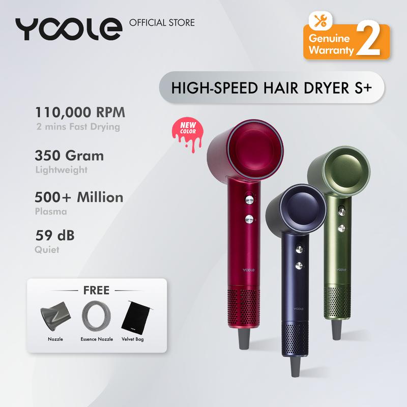 [New Arrival] YOOLE High Speed Hair Dryer S+| plasma Technology ...