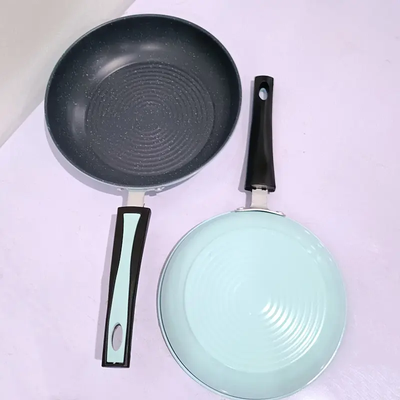 Wajan Frypan Teflon Anti Lengket Lapis Keramik 20cm 22cm 24cm/ Wajan Penggoreng Teflon Anti lengket Telur 3