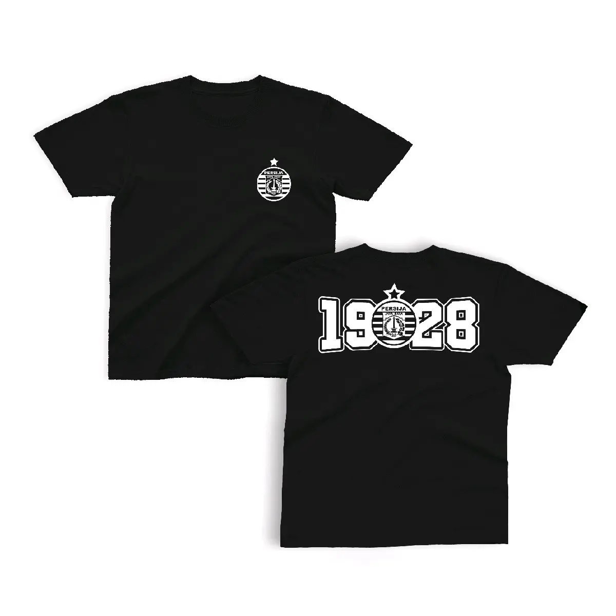 T-shirt Anak Persija Logo 1928, Kaos Hitam