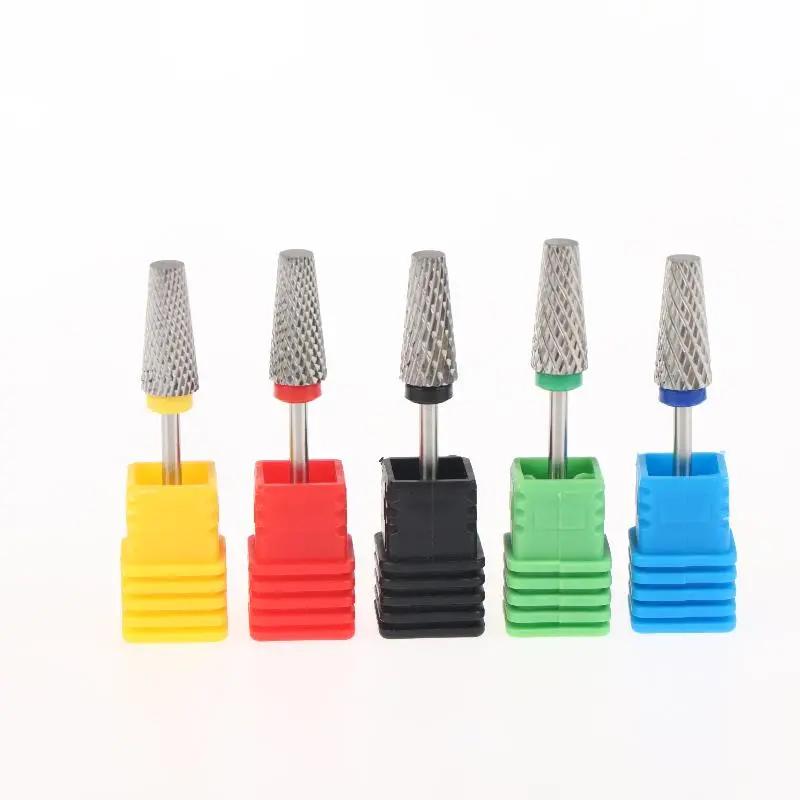 Chéo Răng Vonfram Thép Móng Tay Khoan Bits 5 Trong 1 1Pcs Chịu Mài Mòn Làm Móng…