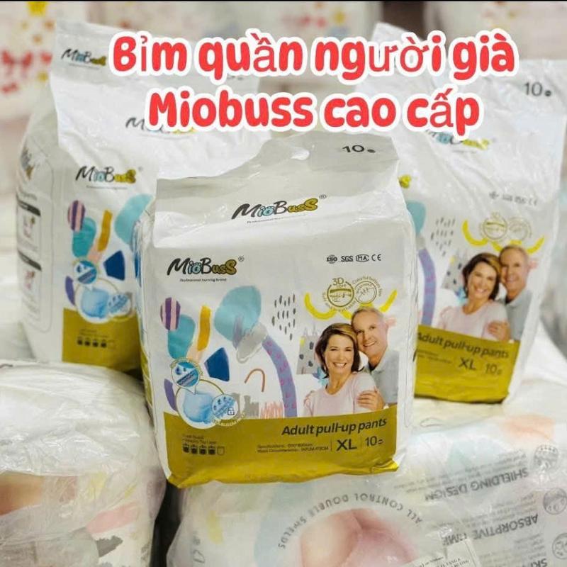  Bỉm người già Miobuss 30 miếng 40 miếng mềm mại co dãn thoải mái dễ sử dụng thấm hút tốt tiện lợi 