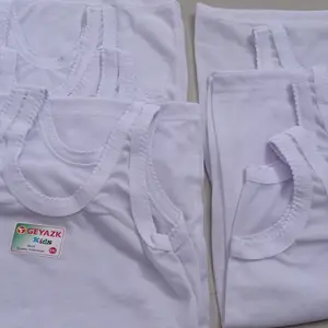 4 6 12 Pcs Singlet Anak Laki Dan Perempuan Warna Putih