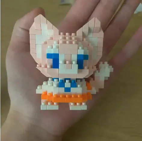 Nano Block Bricks Mini Model DIY Karakter Kartun Mainan Balok Susun Edukasi Anak 4