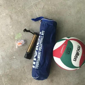 Paket Bola Voli + Net dan Kaos Kaki Free Pompa Pentil Jaring Ball Outdoor