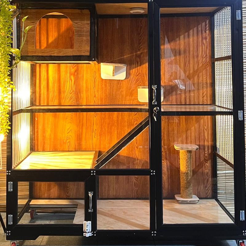 Kandang Kucing Alumunium Playground rumah 2