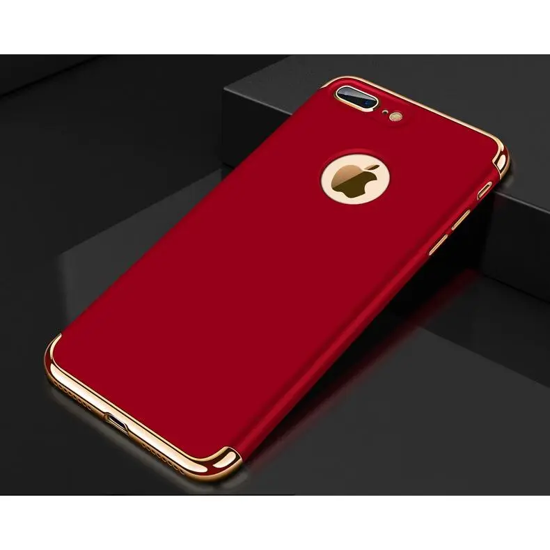 Ốp Điện Thoại Chống Sốc, Mạ Sang Trọng, Dành Cho iPhone 7, 8 Plus, 6, 6S, 5, 5S, SE, PC Lì Ốp Cứng, Tương Thích Với iPhone 5 Và 6, Ốp Điện Thoại Cứng, Thiết Kế Mới 2024, Quà Tặng Năm Mới, Thích Hợp Cho Gia Đình 3