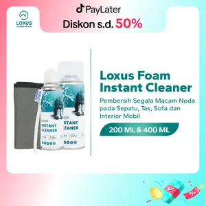 Loxus Foam Instan Cleaner Special Bundling | Pembersih Segala Macam Noda pada Sepatu, Tas, Sofa dan Interior Mobil Shoe