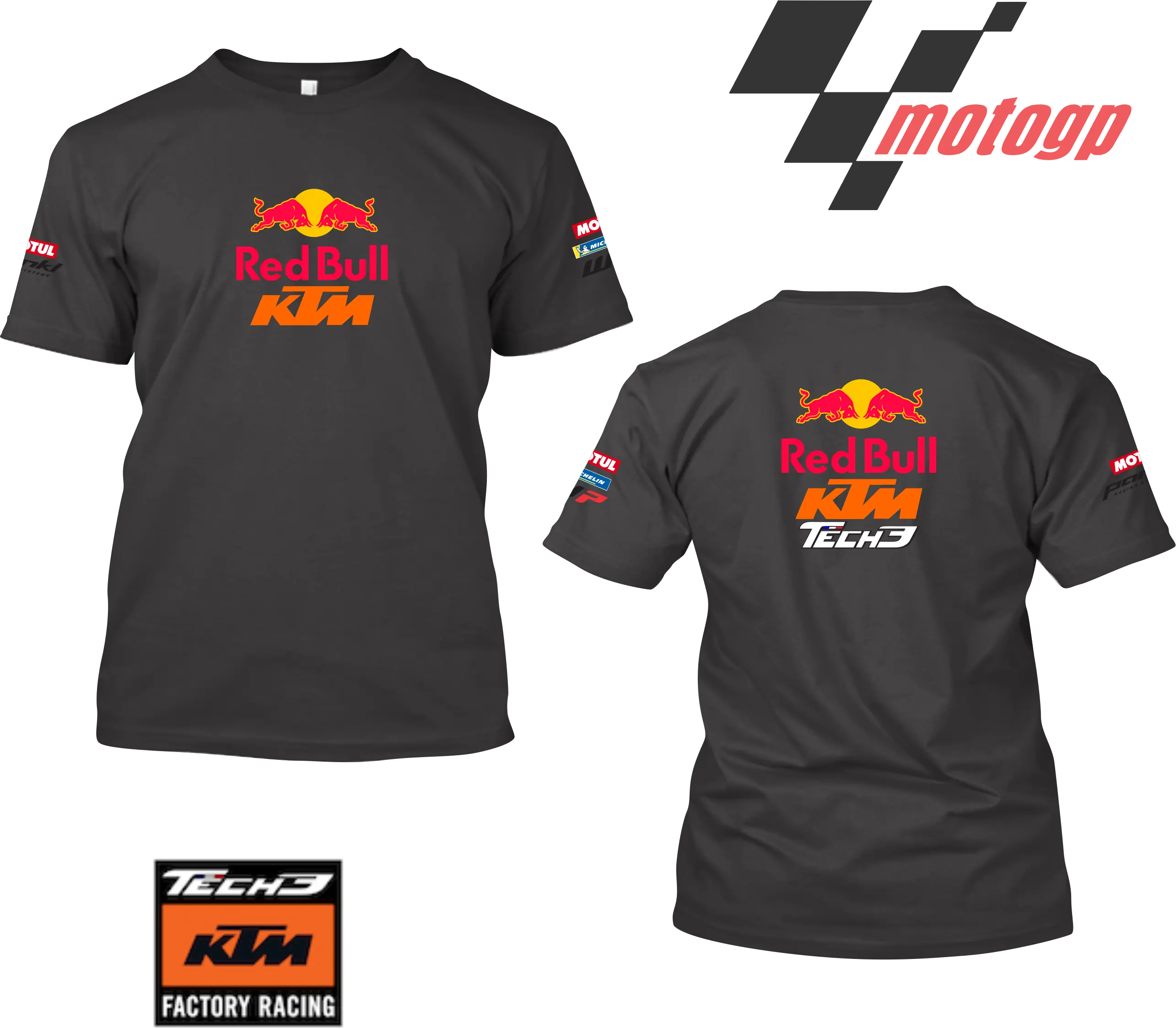 Kaos Team MOTOGP Team KTM Tech 3 LIVERY 2025  • Bahan Kain Cotton Combed 24S cowok