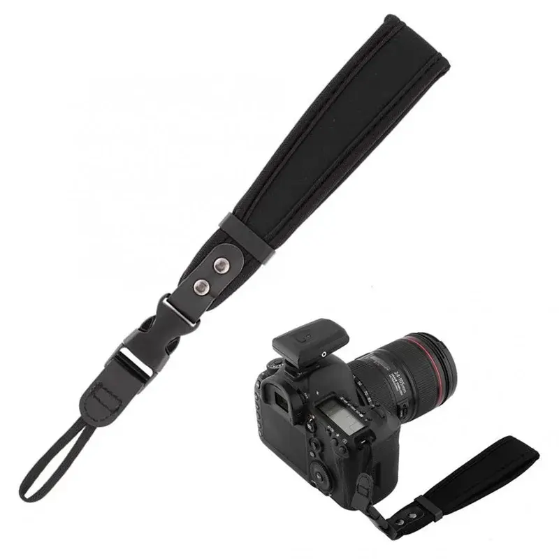 Portable sponge camera wide plate wrist strap hand strap For canon nikon DSLR SLR camera and Sony micro single cameras