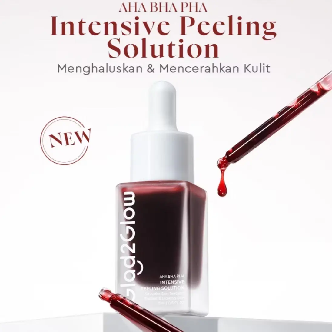Glad2Glow AHA BHA PHA Intensive Peeling Solution 15ml