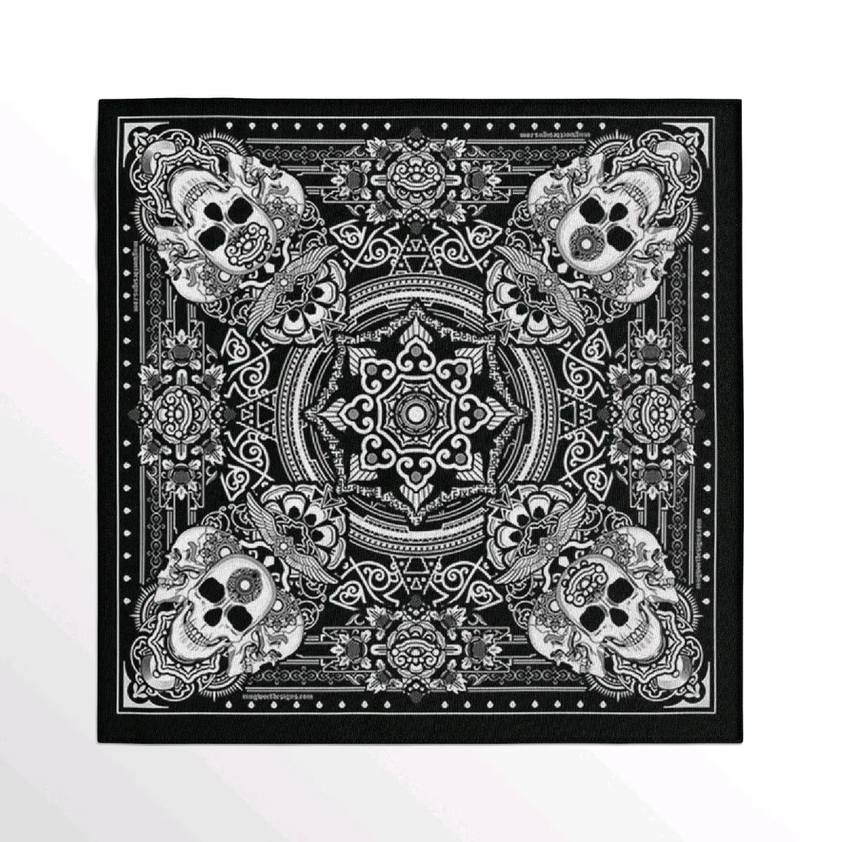 LP - VIRAL Bandana Scarf Slayer Printing band skena Bando Gelang Motif batik merah hitam Katalog Syal skena accessories