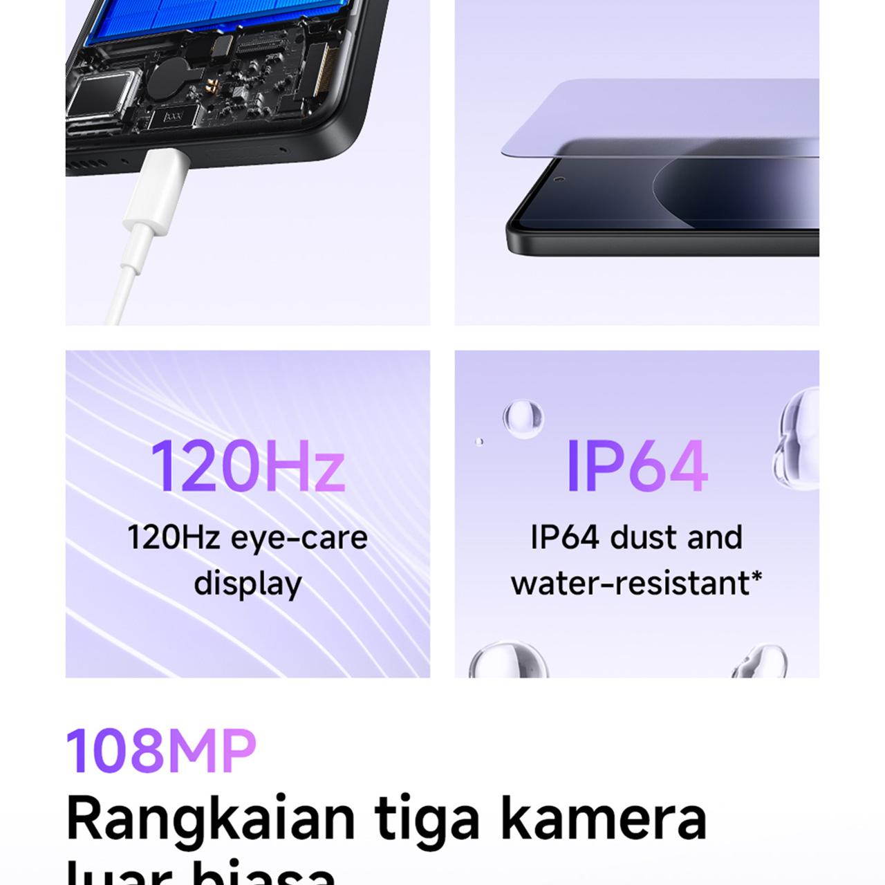 Xiaomi Redmi Note 14 5G | 108MP AI camera system with OIS | MediaTek Dimensity 7025-Ultra | Corning Gorilla Glass 5 | IP64 dust and water-resistant [Official Store]
