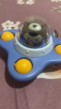 Product Review of Mainan Edukasi Fidget Spinner Anak / Mainan Mandi Putar Genggam Rattle Sensor Motorik / Mainan Bayi from Q**️ 0